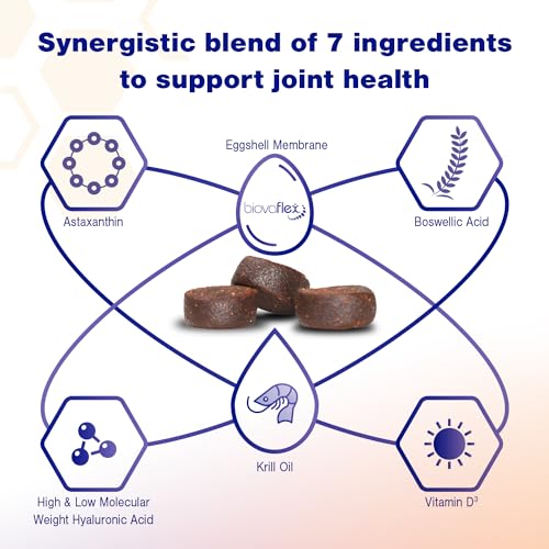 Joint Support Supplement for Dogs - Hip and Joint Support - Dog Joint Supplement - Hip and Joint Supplement Dogs - 60 Soft Chews for Medium Dogs (By Virbac)