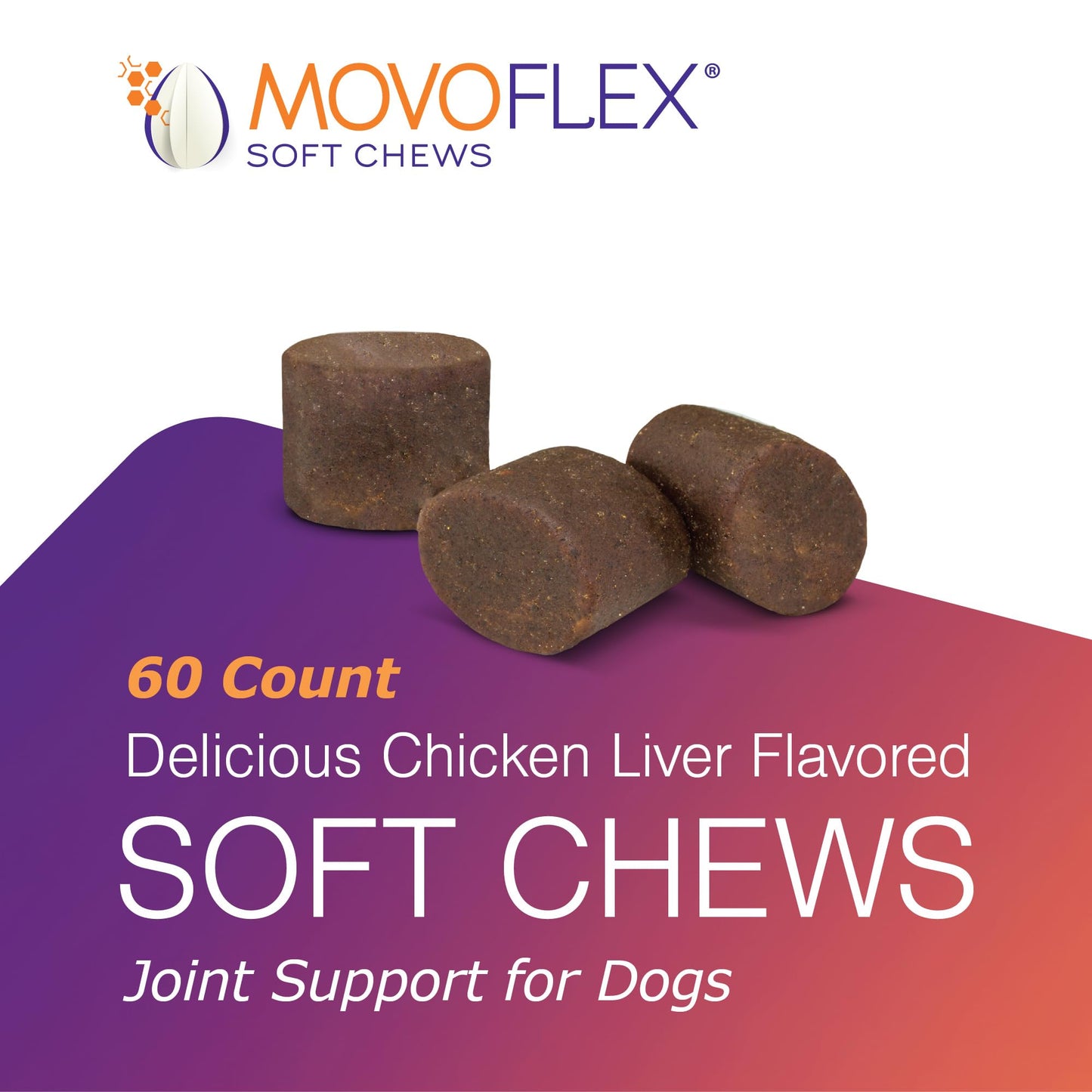 Joint Support Supplement for Dogs - Hip and Joint Support - Dog Joint Supplement - Hip and Joint Supplement Dogs - 60 Soft Chews for Medium Dogs (By Virbac)